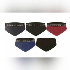 TRUE RELIGION 5 PACK Men's XL Cotton Logo Waistband Underwear 5 pair Horseshoe
